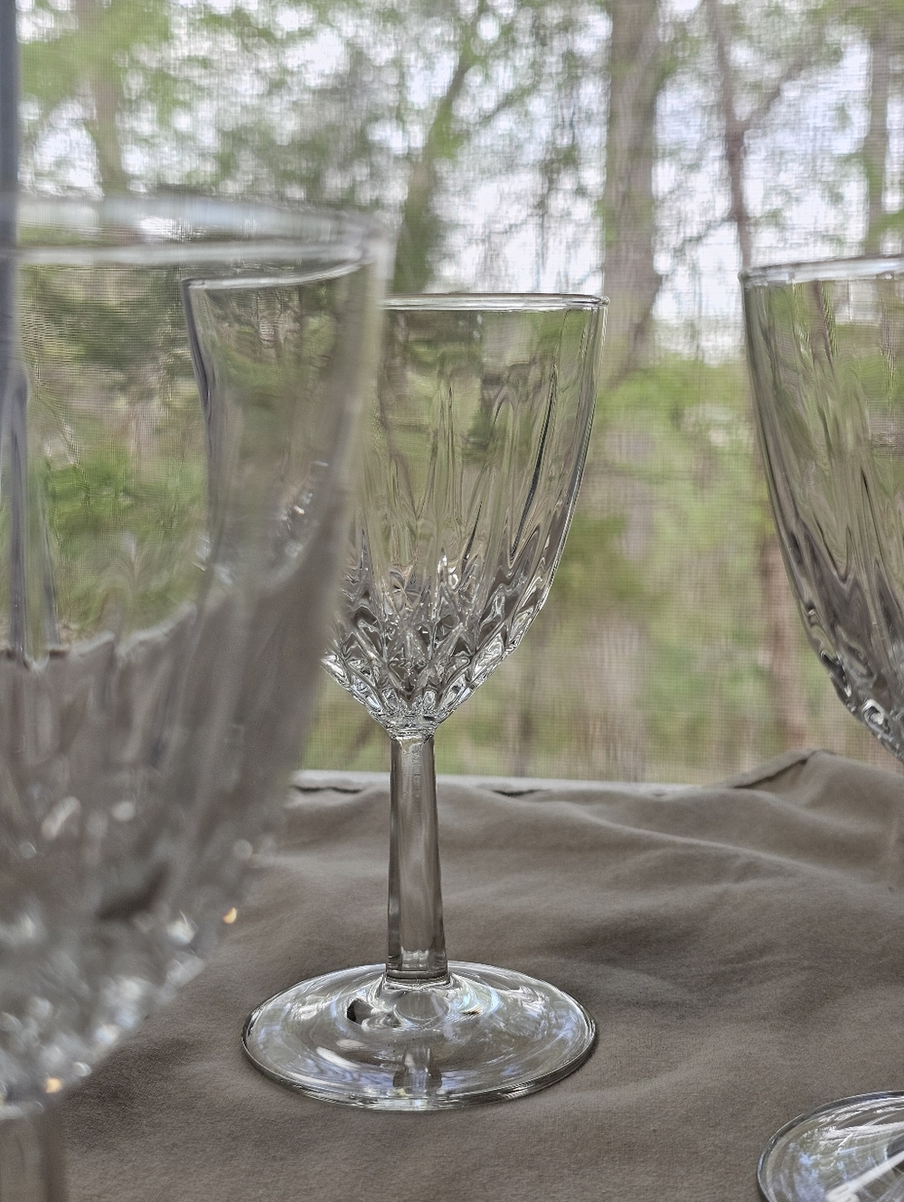 Clear Wine Glasses - Set Of 5